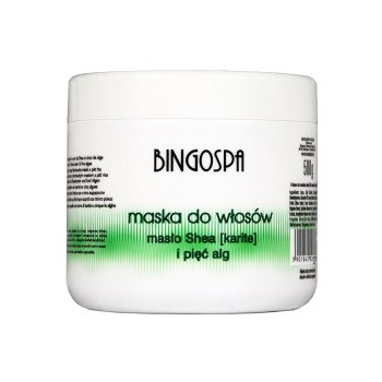 BINGOSPA Maska do włosów -masło Shea (karite) i pięć alg 500g  